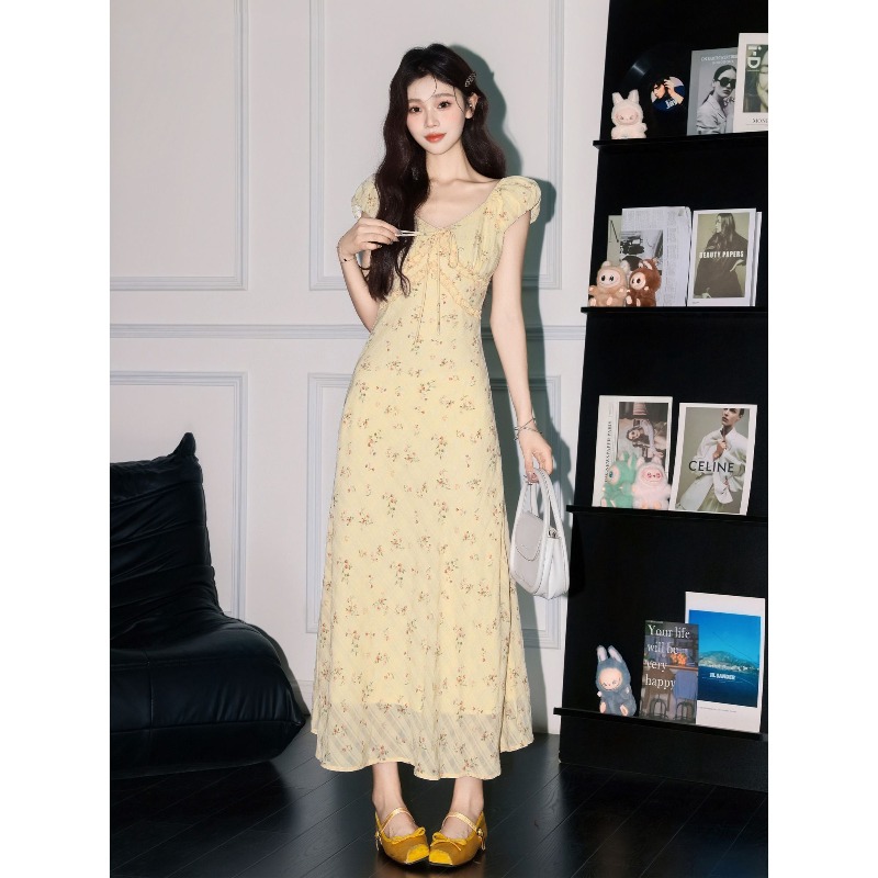Żółta sukienka w kwiaty dla ko – Embroidery Yellow Dress recenzja i cena