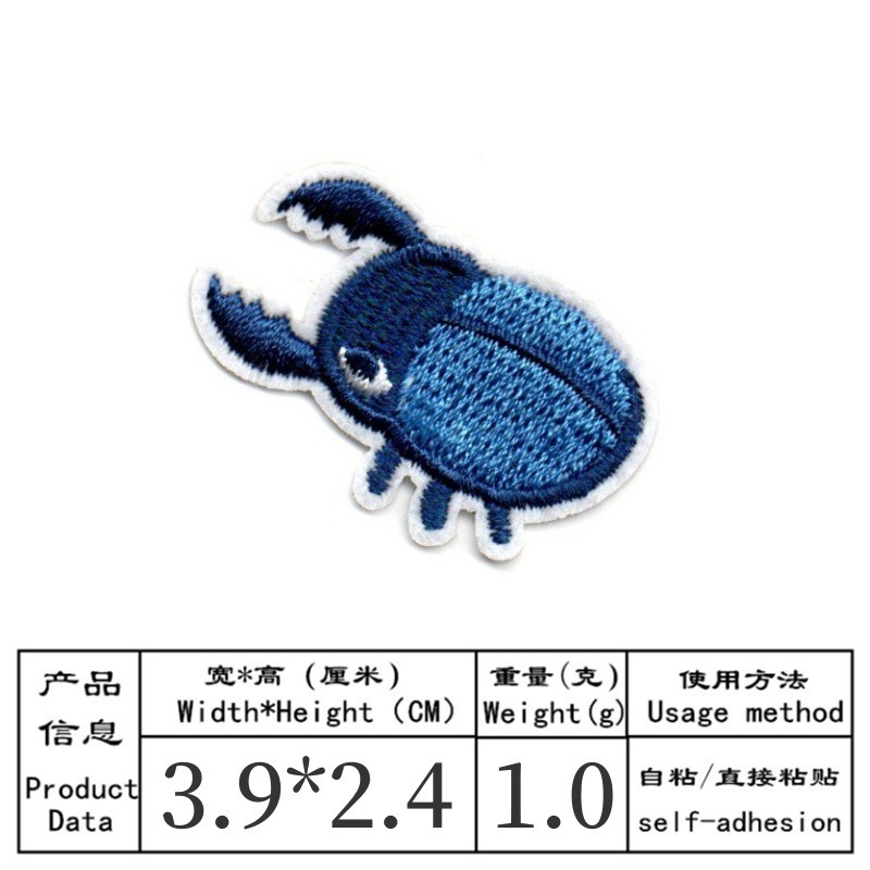 50 sztuk/partia Naszywka hafto – Embroidery Lady Bug recenzja i cena